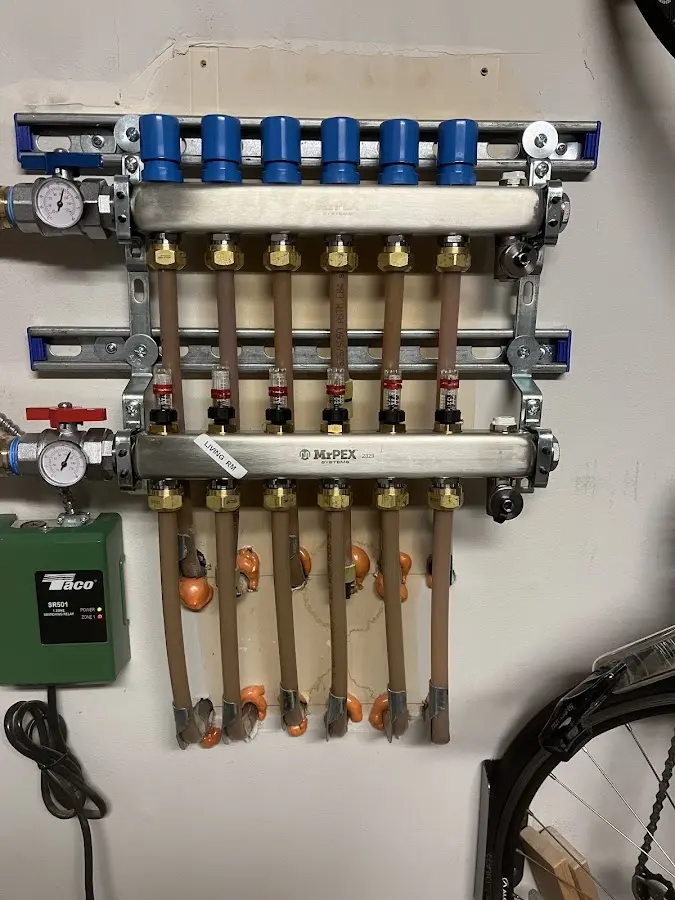 Plumber performing Leak Detection at a residential property in Grandy